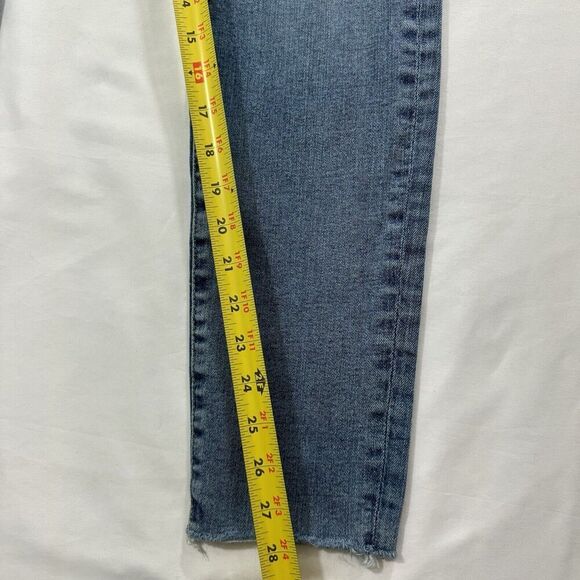 AG ADRIANO GOLDSCHMIED Farrah Skinny Ankle Fray Hem High Waist Ankle Jeans 31 R - Picture 11 of 15